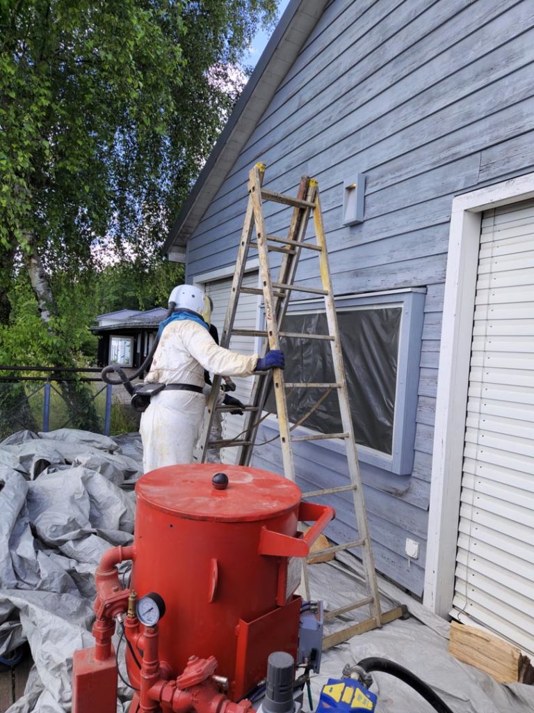 sablage chalet Neuchâtel